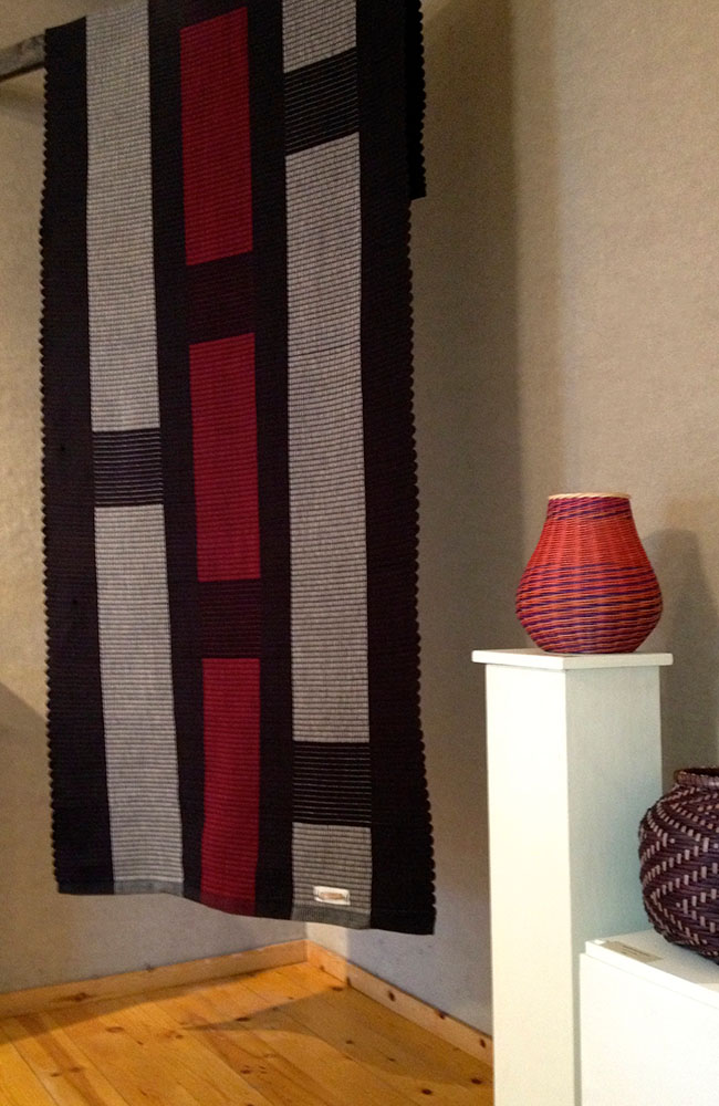 Red Gray Black Wall Hanging
