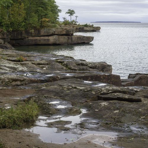 State park shoreline along Lake Superior